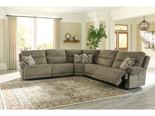 Lubec 5-Piece Power Reclining Sectional