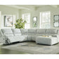 MCCLELLAND 5-PIECE MANUAL RECLINING SECTIONAL WITH CHAISE