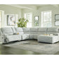 MCCLELLAND 6-PIECE MANUAL RECLINING MODULAR SECTIONAL WITH CHAISE