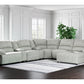 MCCLELLAND 7-PIECE MANUAL RECLINING SECTIONAL WITH CHAISE