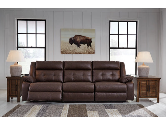 PUNCH UP 3-PIECE DUAL POWER RECLINING MODULAR SOFA