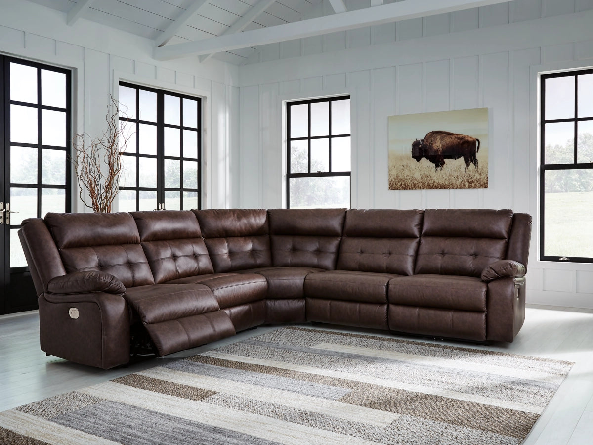 PUNCH UP 5-PIECE POWER RECLINING MODULAR SECTIONAL