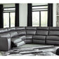 SAMPERSTONE 5-PIECE POWER RECLINING MODULAR SECTIONAL