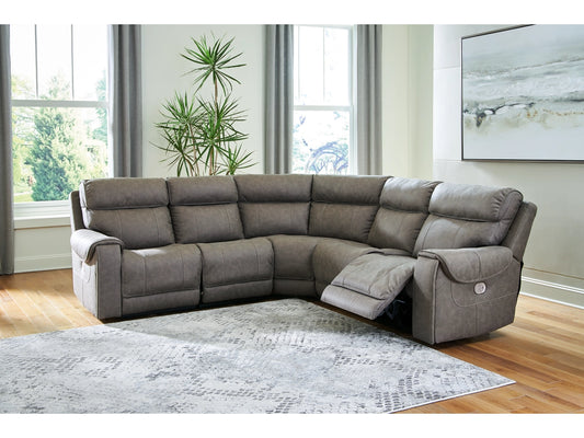 STARBOT 5-PIECE DUAL POWER RECLINING MODULAR SECTIONAL