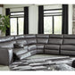 SAMPERSTONE 6-PIECE POWER RECLINING MODULAR SECTIONAL