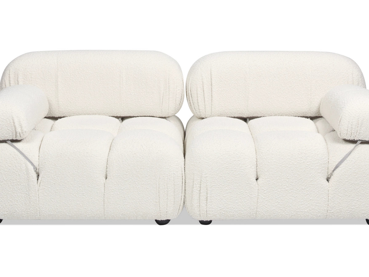 MARCEL BUBBLE CORDUROY MODULAR 2-PIECE LOVESEAT SOFA