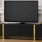 Modern Entertainment Center with Storage Cabinets & Drawers for up to 80''