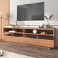 Modern TV Stand with 4 Drawers & 2 Open Cabinets For up to 75" TV's