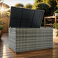 Outdoor Storage Box, 200 Gallon Wicker Patio Deck Boxes with Lid, Outdoor Cushion Storage for Kids Toys, Pillows, Towel