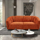 Luxury Boucle Fabric 3 Seater Sofa