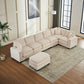 L Shaped 6-Seat Sofa Couch with Chaise Sectional