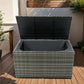 Outdoor Storage Box, 200 Gallon Wicker Patio Deck Boxes with Lid, Outdoor Cushion Storage for Kids Toys, Pillows, Towel