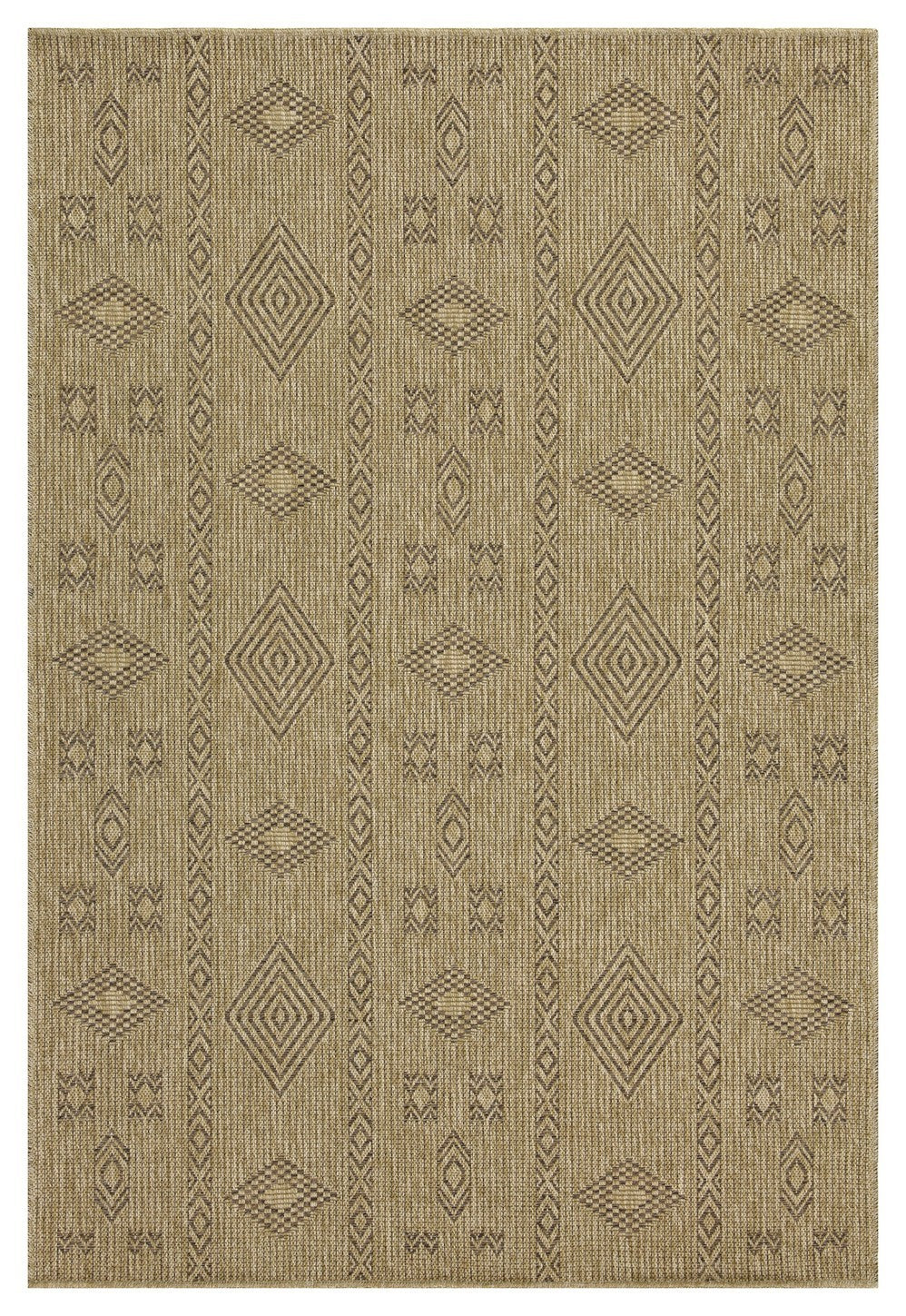 5 ft. 3 in. x 7 ft. 3 in. Jute/Mocha Indoor-Outdoor Area Rug