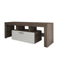 Modern TV Stand with LED Lights  for up to 55" TV's - Tempered Glass Shelve