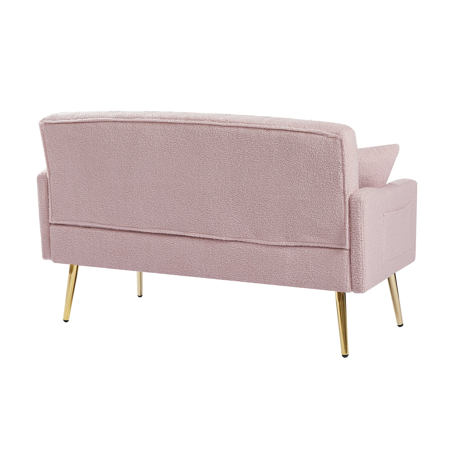 Pink Fabric 2 Seater Sofa