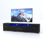 Modern Entertainment Center with 31-Mode LED Lights and Storage, For up to 80" TV's