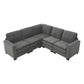 Oversized Velvet Modern Sectional Sofa