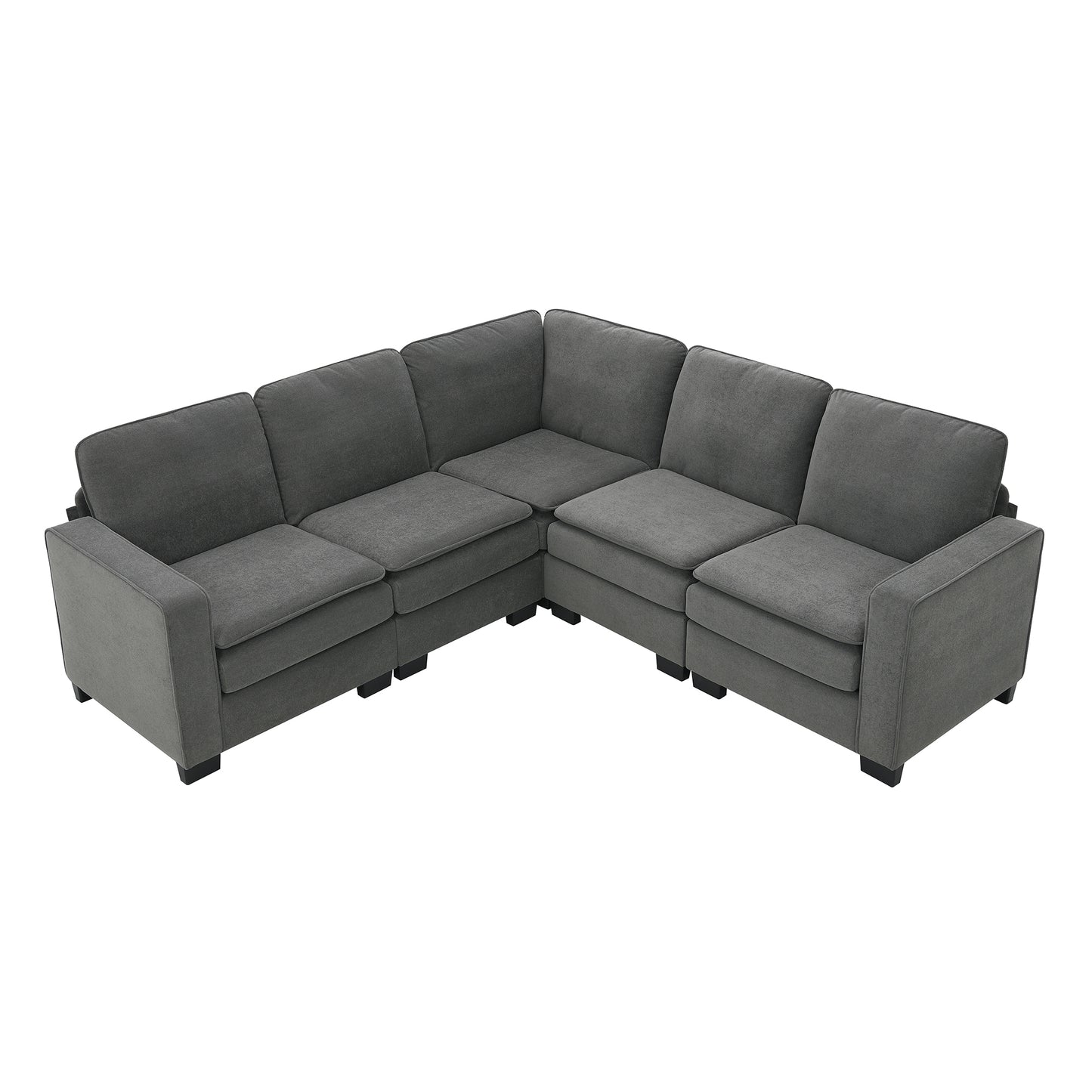 Oversized Velvet Modern Sectional Sofa