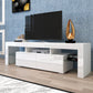 Modern White LED TV Stand with 20 Color Options & Remote Control For up to 70" TV's