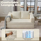 Modern Minimalist Fold-Out Sofa Bed with Removable Backrest