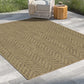 5 ft. 3 in. x 7 ft. 3 in. Jute/Mocha Indoor-Outdoor Area Rug