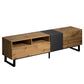 Modern TV Stand with Double Storage and Drop-Down Doors For up to 80'' TV's