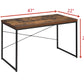 ACME Bob Desk in Weathered Oak & Black 92396