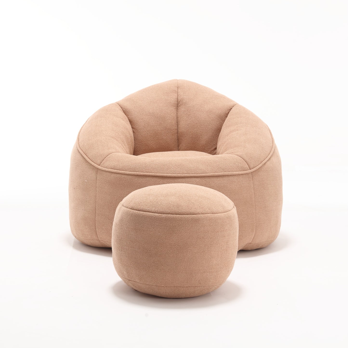 Bean Bag Sofa Chair, With Footrest