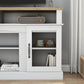 Modern Farmhouse TV Stand with Storage Cabinet and Shelves For up to 65" TV's