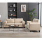 Oversized Modern 2-Piece Sofa Set Couch and Loveseat