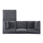 Modular Sectional Sofa with Reversible Chaise and Ottomans - 4-Seat