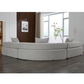 Oversized Semicircular Modular Sofa, Grey