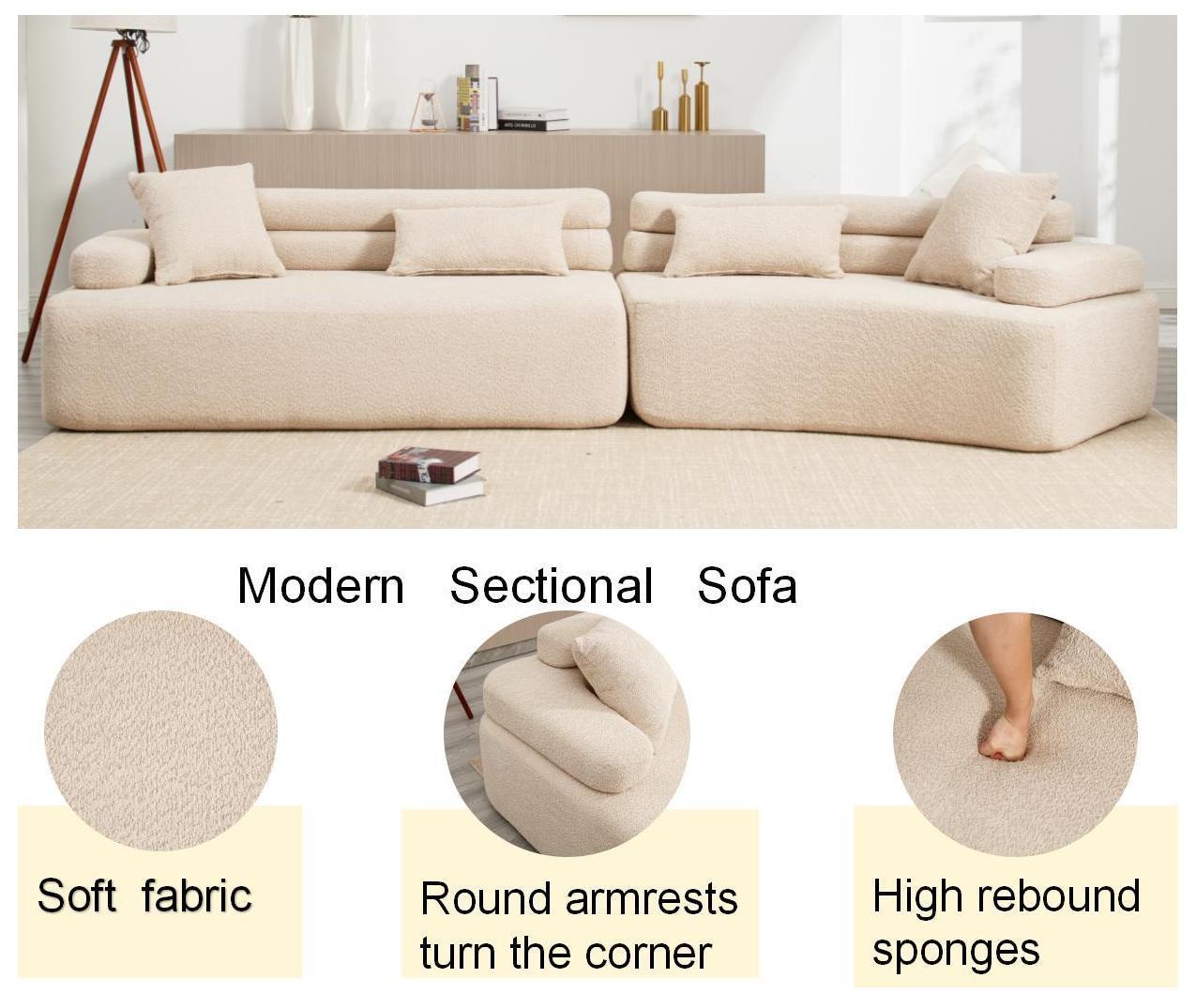 Modern Curved Sofa