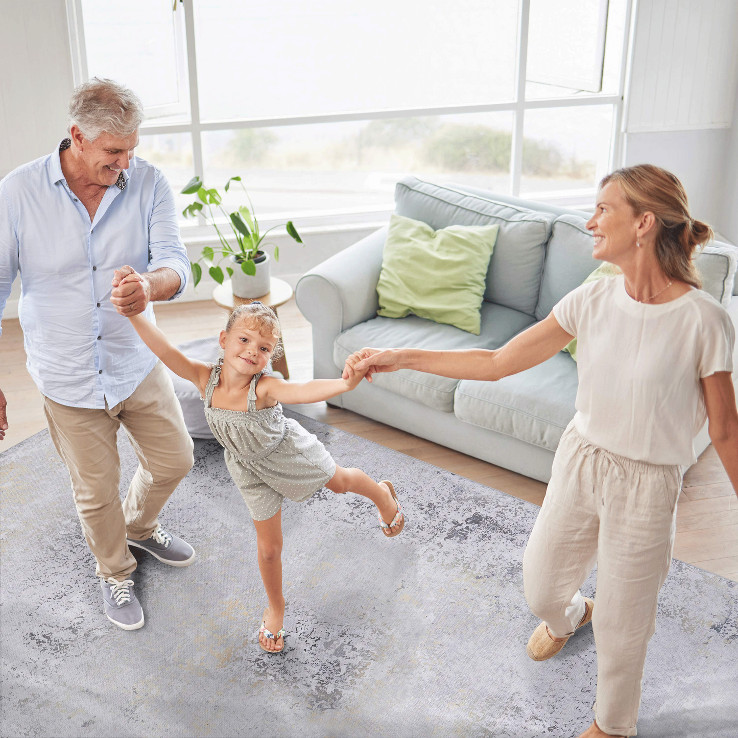 Washable Low-Pile Area Rug