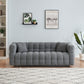 3- Seater Sofa with 2 Throw Pillows