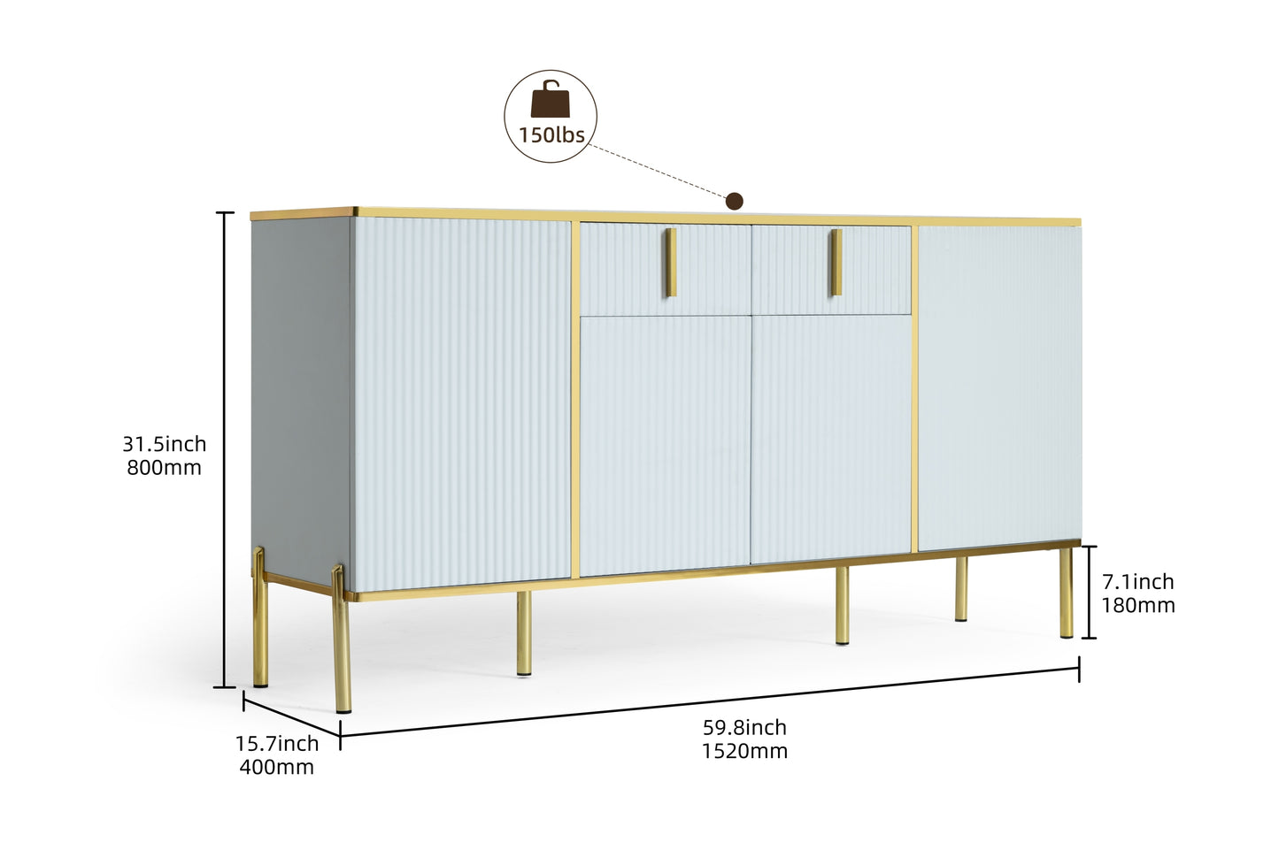 Modern Sideboard, Buffet Cabinet, Storage Cabinet