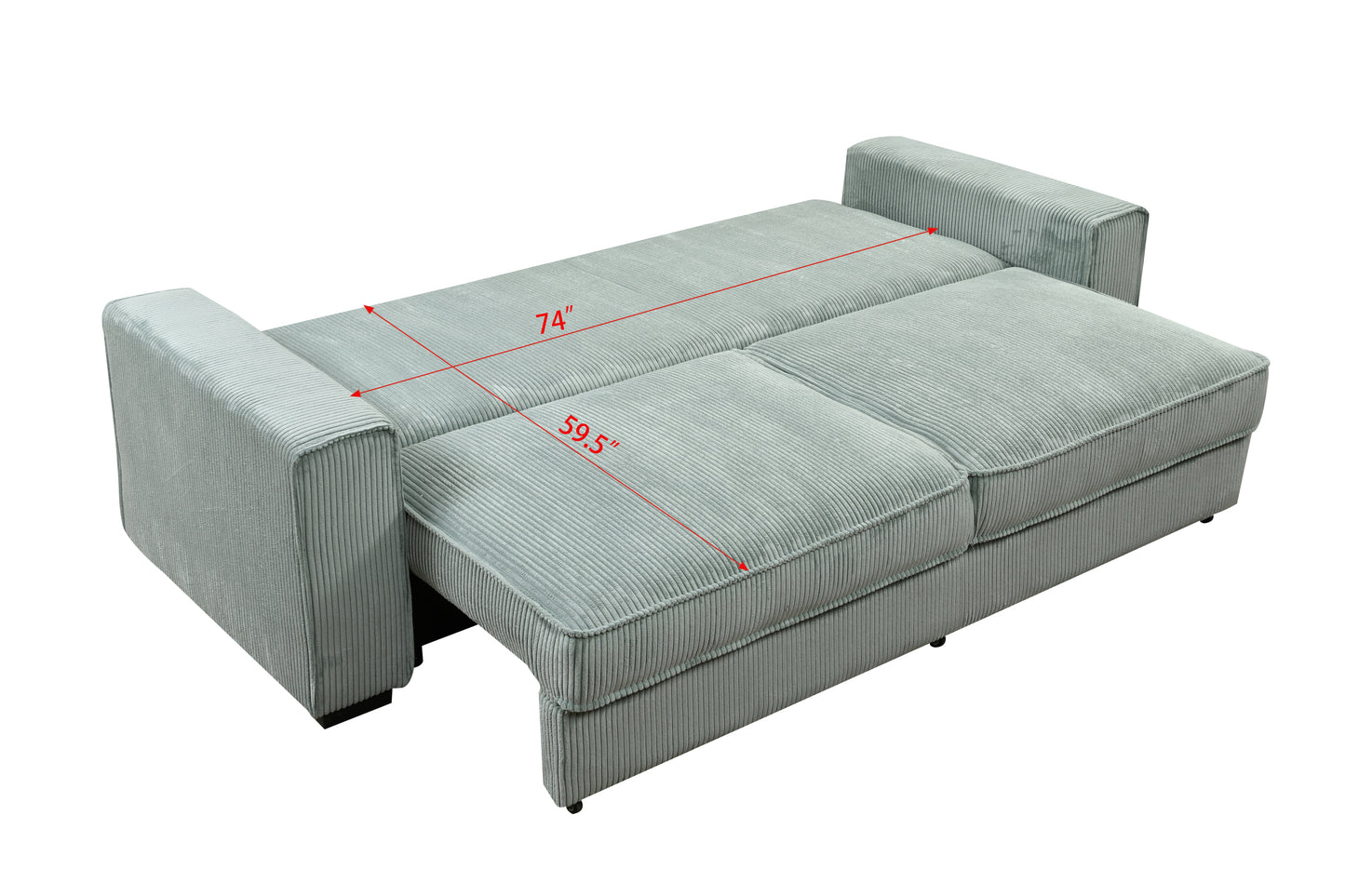 Large Sofa Bed with Storage