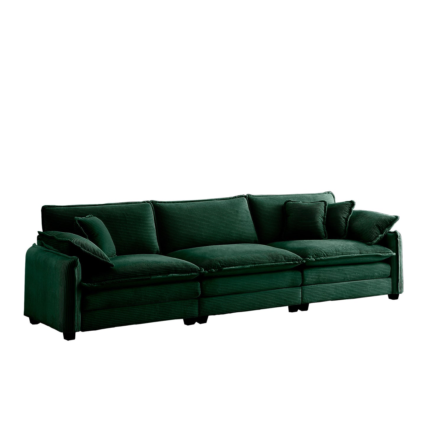 3-Seater Sofa with 2 Arm Pillows