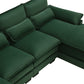 Velvet U-shaped Sectional Sofa