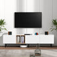 Modern Entertainment Center with Large Storage & 3 Doors For up to 80" TV's