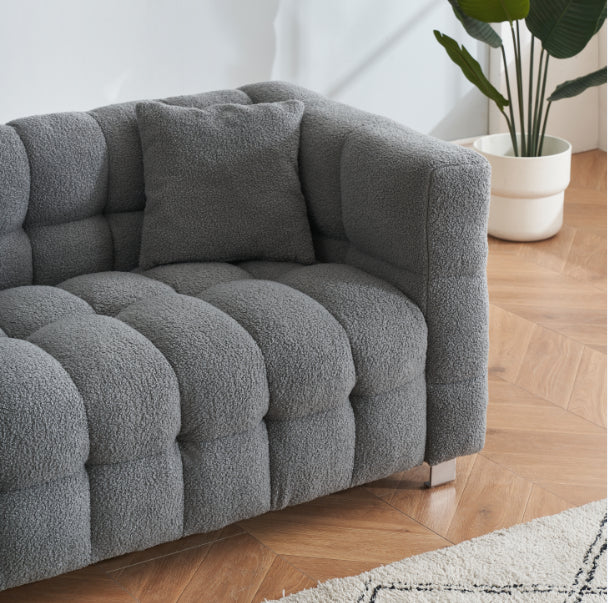 3- Seater Sofa with 2 Throw Pillows