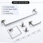 5 Pieces Bathroom Hardware Accessories Set Towel Bar Set Wall Mounted,Stainless Steel