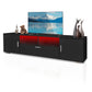 Modern TV stand with LED Lights & Storage for Up to 75" TV's