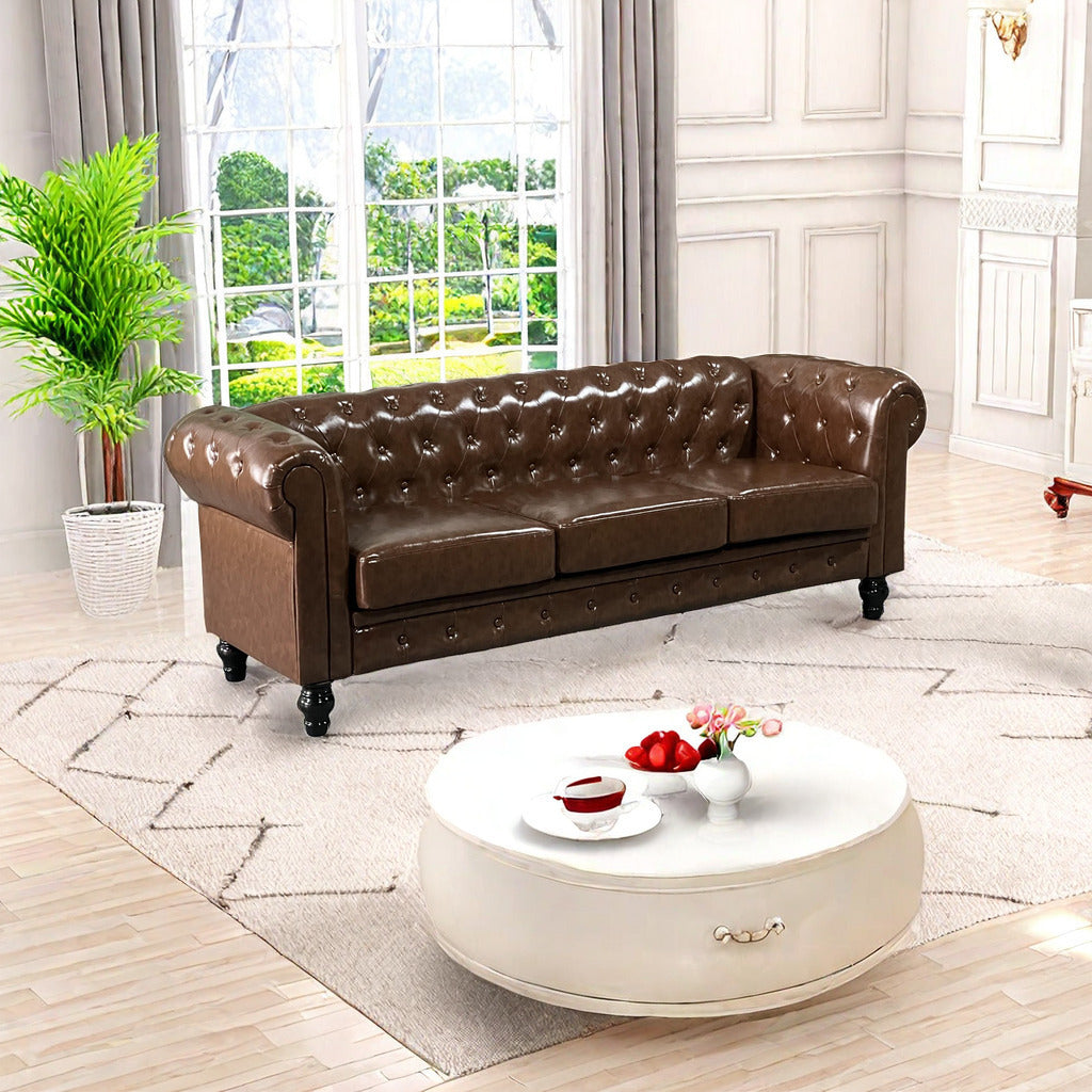 Modern Tufted Chesterfield Sofa