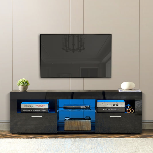 Modern TV Stand with LED Lights for up to 55" TV's