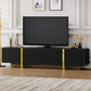 Modern Entertainment Center with Storage Cabinets & Drawers for up to 80''