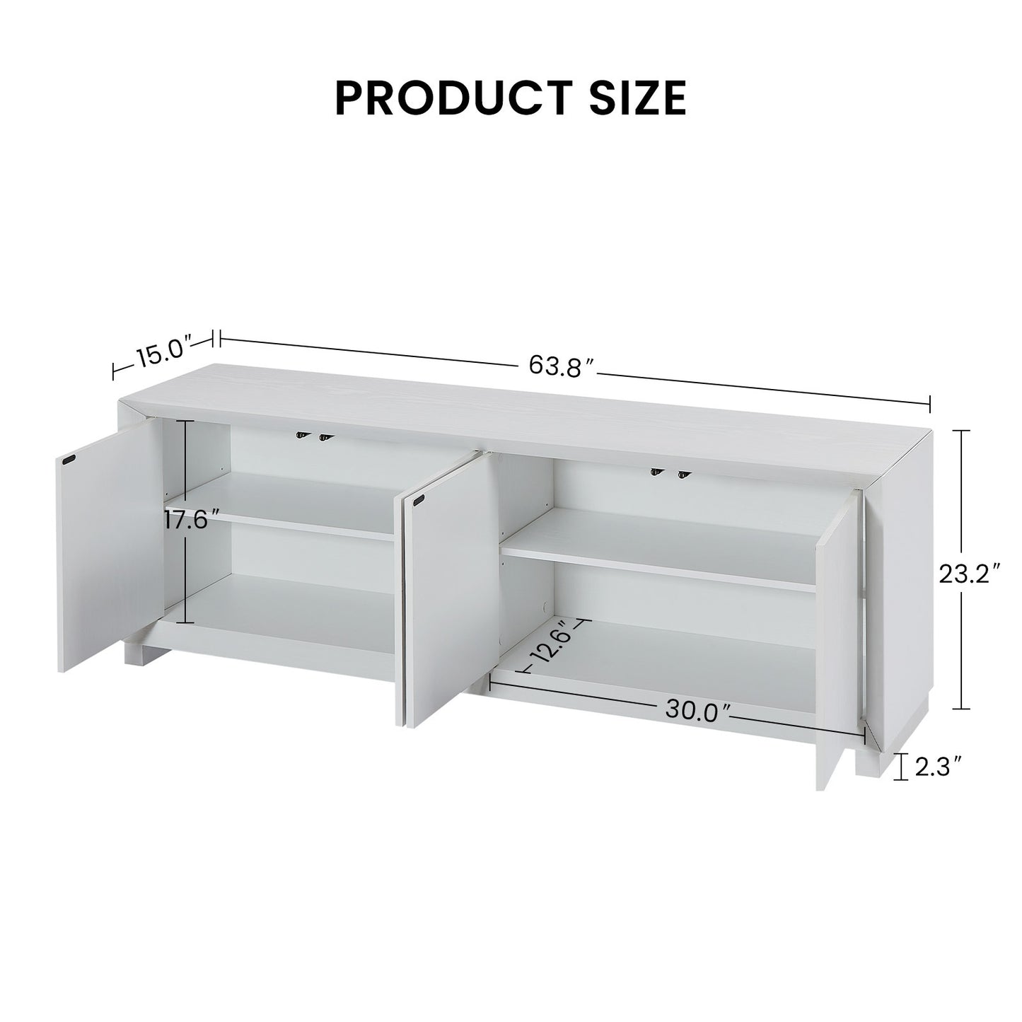 Modern Sideboard Storage Cabinet, TV Stand, Entryway