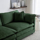 Modern Deep Seated Loveseat Sofa