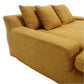 Chenille Fabric 2-Seater Lazy Sofa with 5 Back Pillows