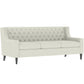 Button Tufted Backrest 3-Seater Sofa